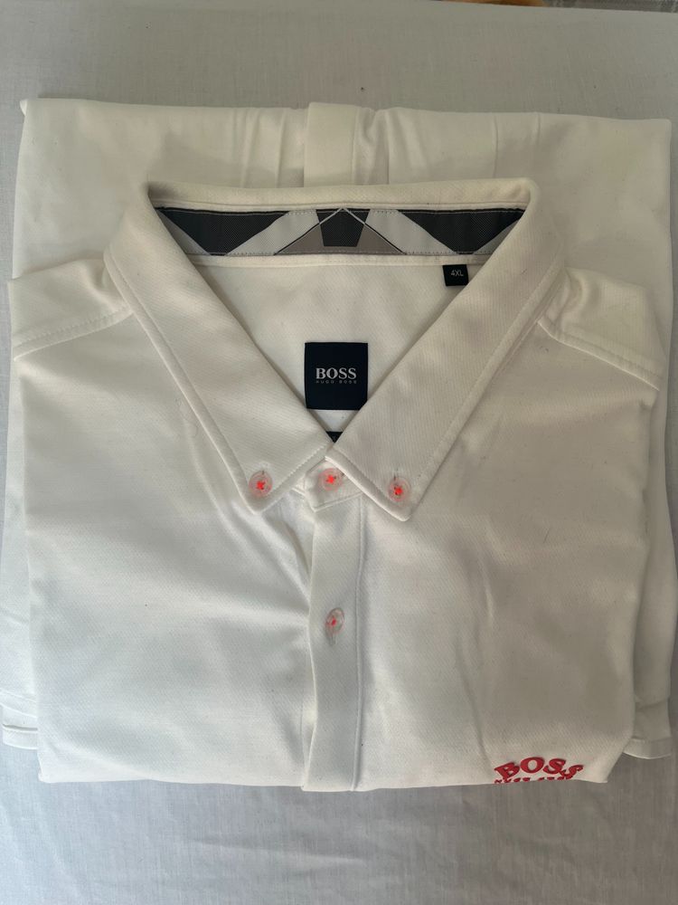 Boss White Button-Up Shirt